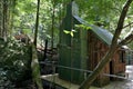 Old hut in Katoomba Jamison Valley at Blue Mountains New South W Royalty Free Stock Photo