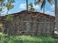 Old hut in rural india. Royalty Free Stock Photo
