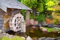 Old Hut with Waterwheel