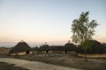 OLD HUTS AT ATAPUERCA Royalty Free Stock Photo