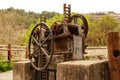 Old hydraulic closure system in the river Jucar in Spain
