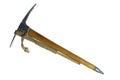 Old ice-axe with rope Royalty Free Stock Photo