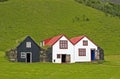 Old Icelandic houses Royalty Free Stock Photo