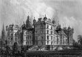 Old Illustration of Historic Scottish Hospital