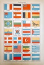 Illustration About International Ensigns In Late 19th Century