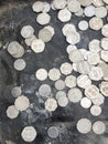 Old Indian Coins of 2 Paise , 5 Paise Denomination made of Nickel.