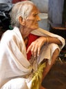 Old indian lady Royalty Free Stock Photo