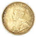 Old Indian One Rupee Coin of 1919