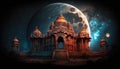 old indian shiva temple indian monuments Illustration Generative AI