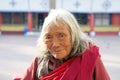 Old Indian woman, Sikkim, India