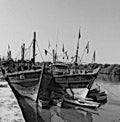 Old Indian wooden boats