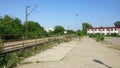 Old industrial abandoned broken and derelict railway station in Banja Luka - 3