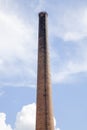 Old industrial brick chimney Royalty Free Stock Photo