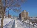 Old industrial building in the old port of Montreal