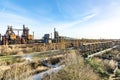 Old industry building at the Landschaftspark Duisburg Royalty Free Stock Photo