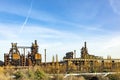 Old industry building at the Landschaftspark Duisburg Royalty Free Stock Photo