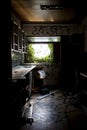 Old interior of a abandoned house Royalty Free Stock Photo