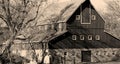 Old Iowa Barn Royalty Free Stock Photo