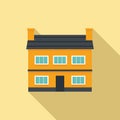 Old irish house icon flat vector. Pub leprechaun Royalty Free Stock Photo