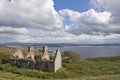 Old Irish Stone cottage in Ruins Royalty Free Stock Photo