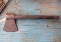 An old iron ax Royalty Free Stock Photo