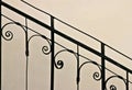 Old iron banister Royalty Free Stock Photo