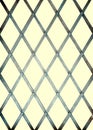 Old iron bars for window, prison - isolated Royalty Free Stock Photo