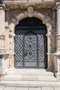 Old iron door on Peles museum, Sinaia Romania