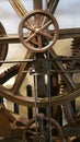 Old iron gear detail of old elevator Royalty Free Stock Photo