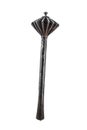 Old iron mace isolated on a white background. Royalty Free Stock Photo
