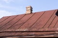Old iron roof Royalty Free Stock Photo