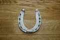 Old iron rusty metal horseshoe Royalty Free Stock Photo