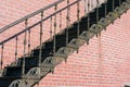 Old iron stairs Royalty Free Stock Photo