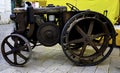 Old iron tractor exposed Royalty Free Stock Photo