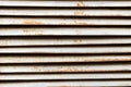 Old iron ventilation grill with rust Royalty Free Stock Photo