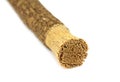 Old islamic traditional natural toothbrush Miswak. Macro image Royalty Free Stock Photo