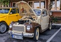 Old italian car Fiat 500 Topolino. Royalty Free Stock Photo