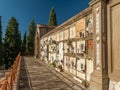 Old italian cemetery in Florence on a sunny day in autumn Royalty Free Stock Photo