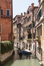 An old italian city with water channels