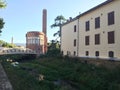 Old Italian fascist architecture Royalty Free Stock Photo