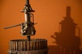 Old Italian Grape Crushing Machine Royalty Free Stock Photo