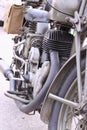 Old italian motorcycle Royalty Free Stock Photo