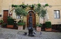 Old italian patio Royalty Free Stock Photo