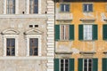 Old italian residential building - old traditional italian city