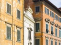 Old italian residential building - old traditional italian city