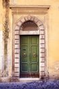 Old italian roman vintage door