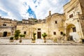 Old Italian stone buildings. Matera, Italy Royalty Free Stock Photo