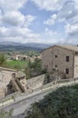 Old italian town in springtime Royalty Free Stock Photo