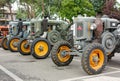 Old italian tractors Landini Royalty Free Stock Photo