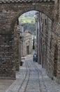 Old italian village in springtime Royalty Free Stock Photo